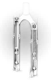 hydraulic suspension fork