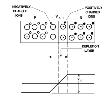 Illustrate the polarity of barrier potential, Physics
