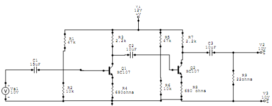 1451_Two Stage Rc Coupled Amplifier.png