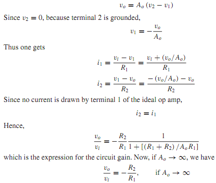 150_Explain working of Inverting Amplifier.png