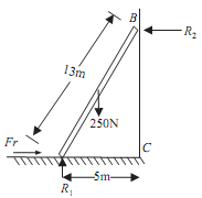 1539_Frictional force acting on the ladder.png