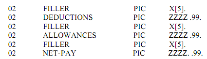 Example of move corresponding, COBOL Programming