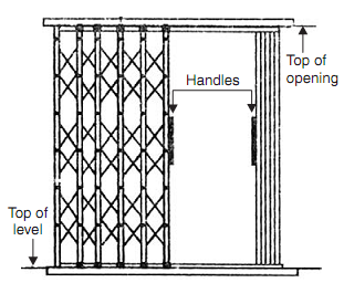 Collapsible door