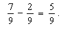 2302_How to Subtract fractions with the same denominators.gif