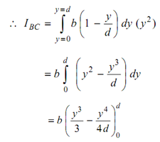 2447_Find out the Moment of Inertia of a triangular area.png