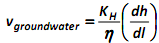 563_Calculate the velocity of groundwater.png