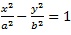 Equation of Hyperbola