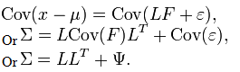 Factor analysis statistical methods